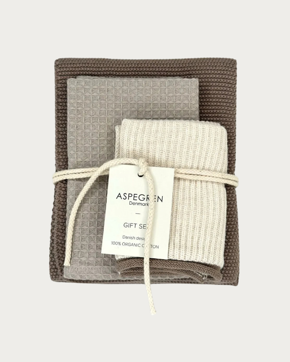 Coffret de torchons - Sucre brun