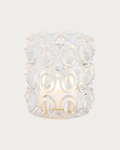 Photophore en verre transparent