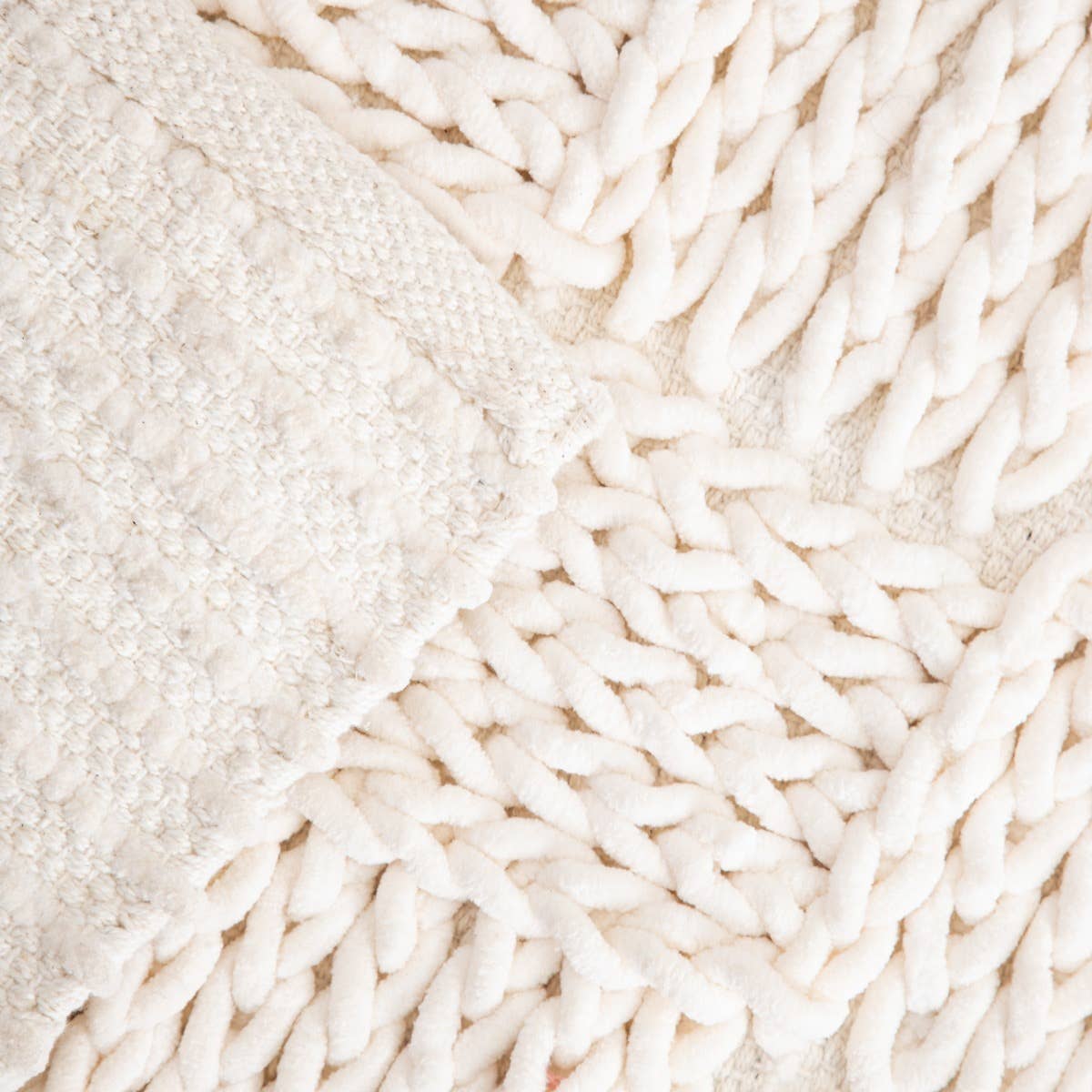 Tapis de bain écru - Tenu, 50 x 80 cm