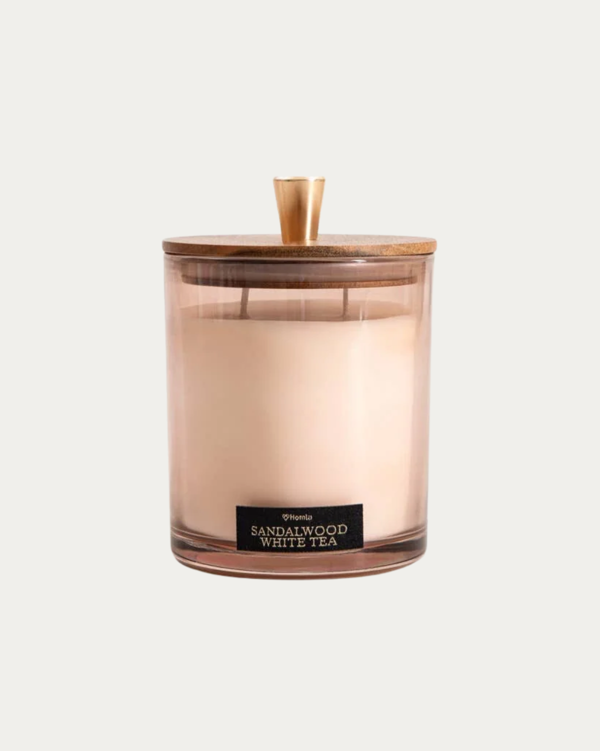Bougie mélange boisé - Santal & Thé blanc, 380 g