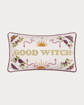 Coussin en velours brodé - Good witch