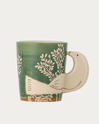 Hezha Tasse, Verte, Grès