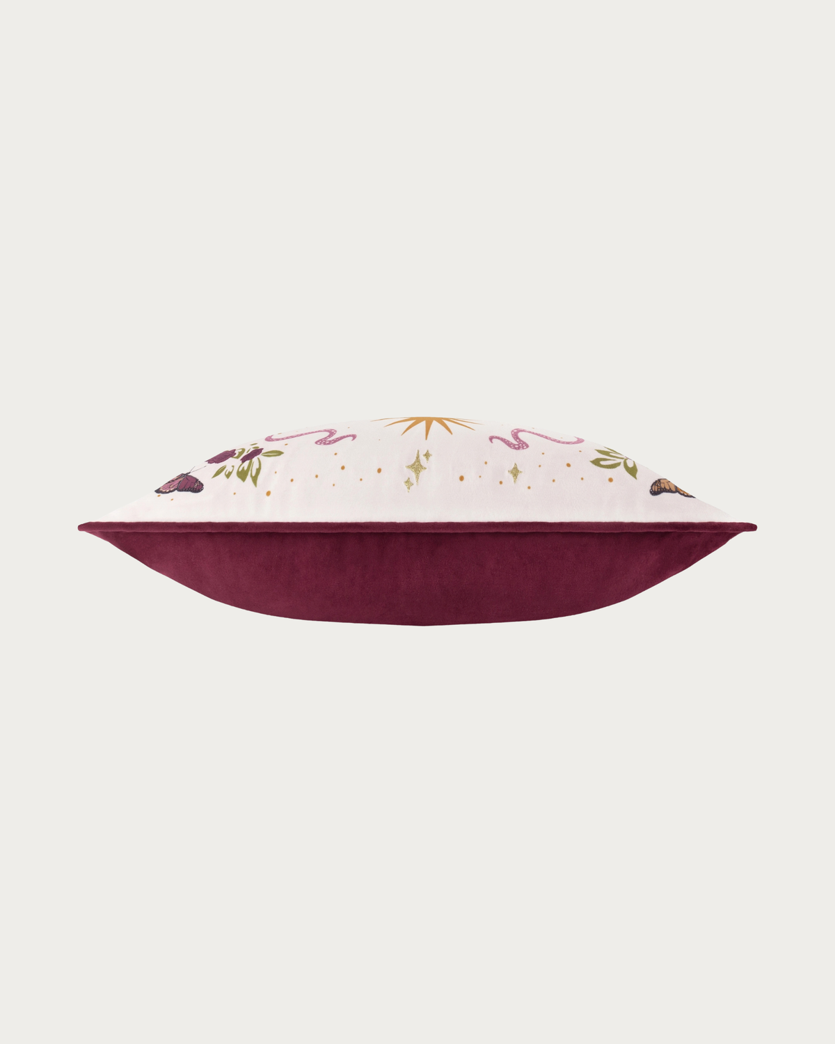 Coussin en velours brodé - Good witch