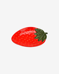 Assiette décorative fraise en céramique