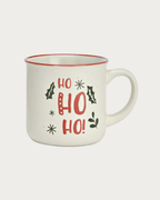 Tasse décor de Noël en grès - HO HO HO!, 330 ml