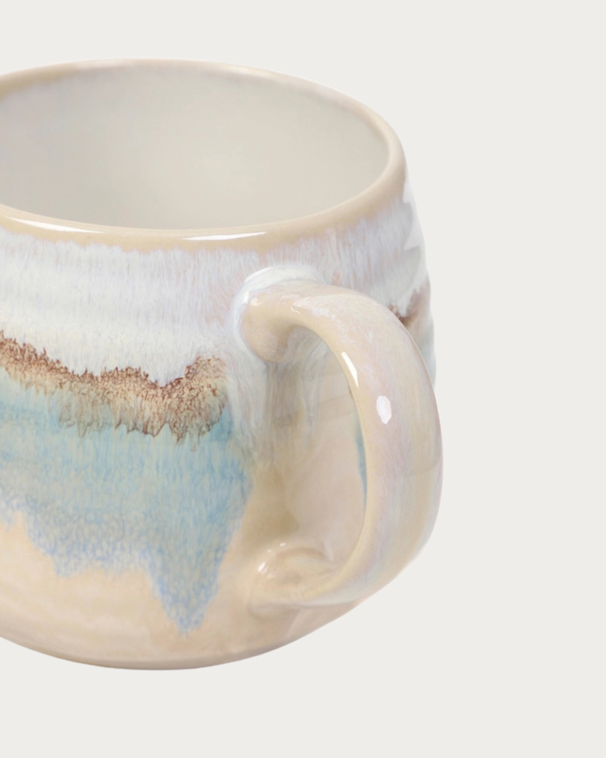 Tasse Sandy - Bleue et beige, 500 ml