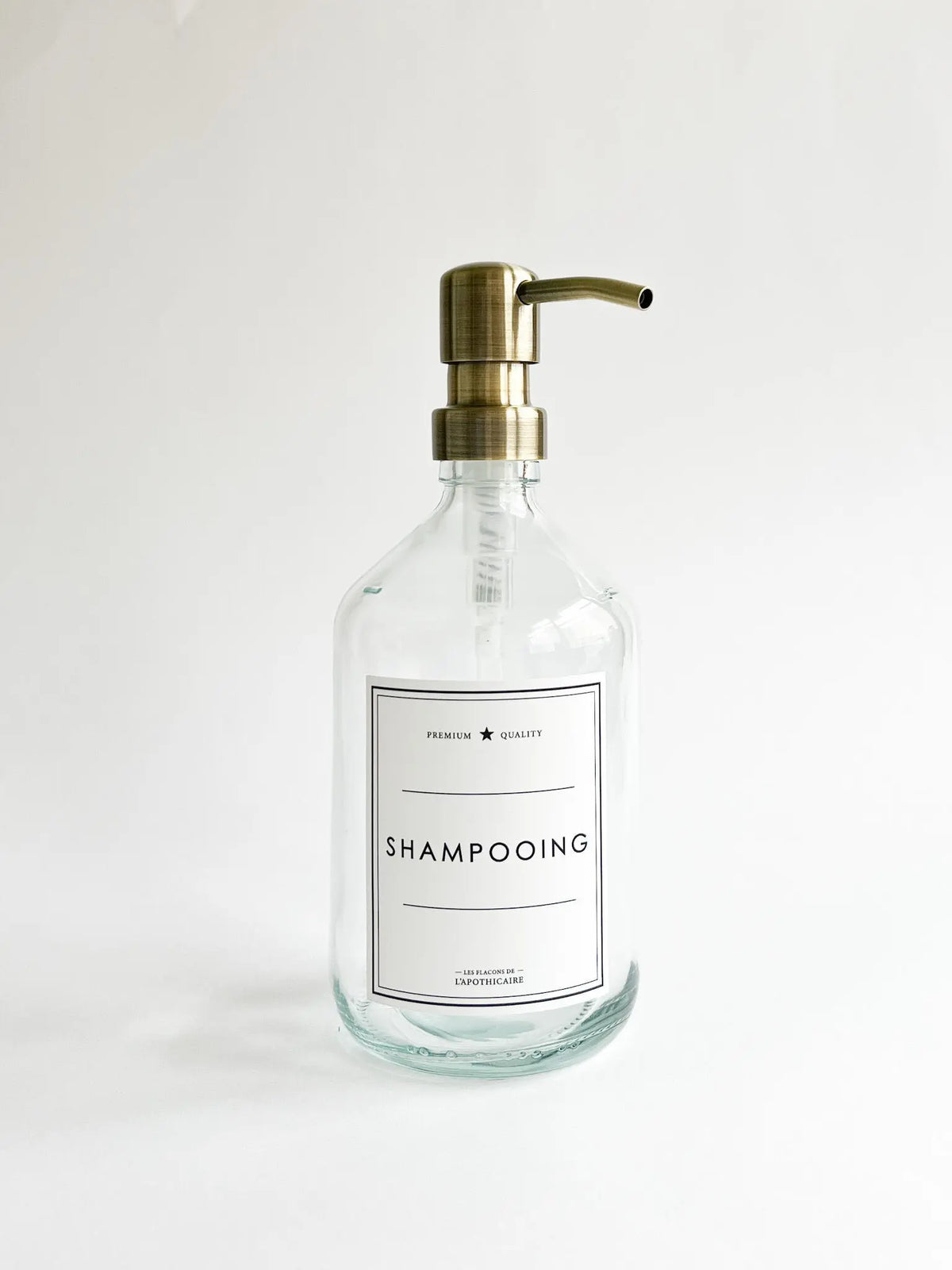 Flacon Shampooing Transparent - 500 ml