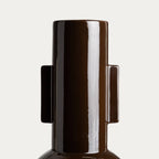 Vase en céramique Ophira - Brun