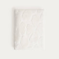 Serviette jacquard écru - Flores, 70 x 130 cm