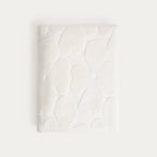 Serviette jacquard écru - Flores, 70 x 130 cm