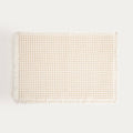 Tapis de salle de bains gaufré Vaffel - Beige