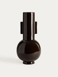 Vase en céramique Ophira - Brun