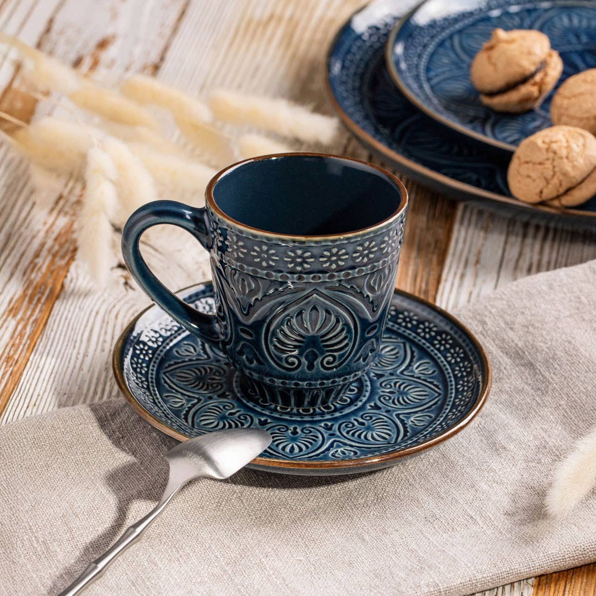 Tasse Indie - Bleue, 200 ml