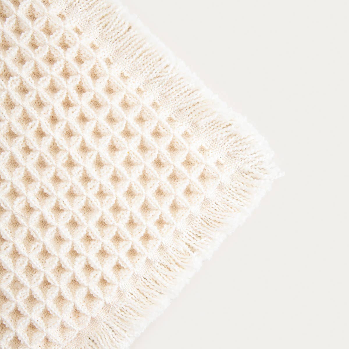 Tapis de salle de bains gaufré Vaffel - Beige