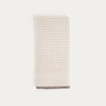 Torchon de cuisine beige avec surpiqures - Isola