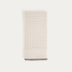 Torchon de cuisine beige avec surpiqures - Isola