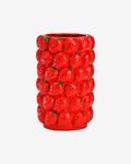 Vase fraises en céramique
