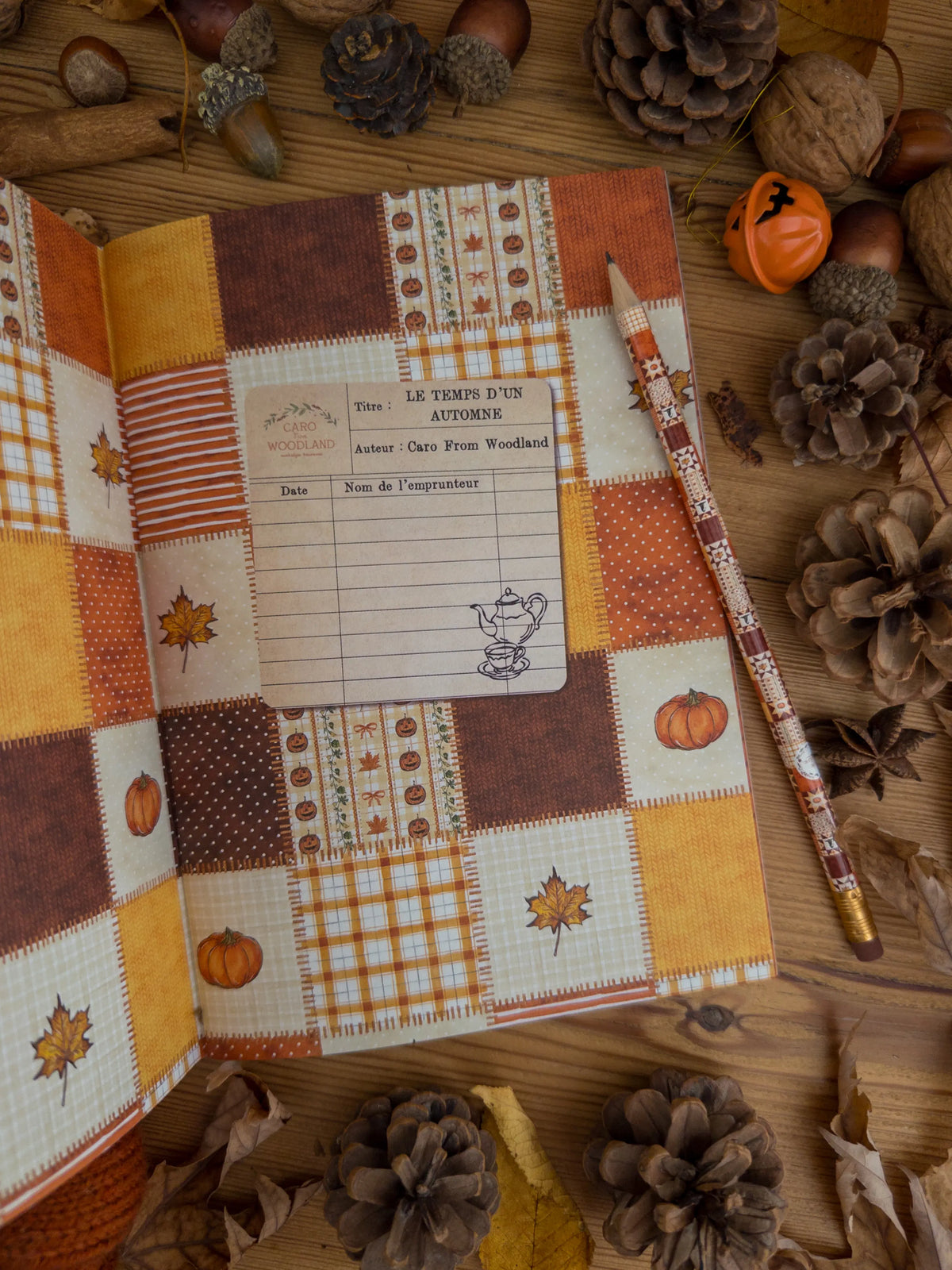 Cahier de jeux - le temps d'un automne - Carofromwoodland