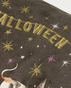 Coussin brodé - Joyeux Halloween