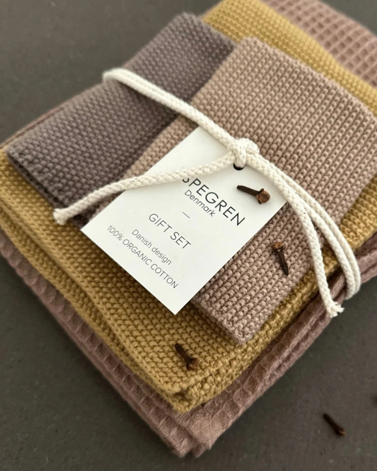 Coffret de torchons - Pain d'épices