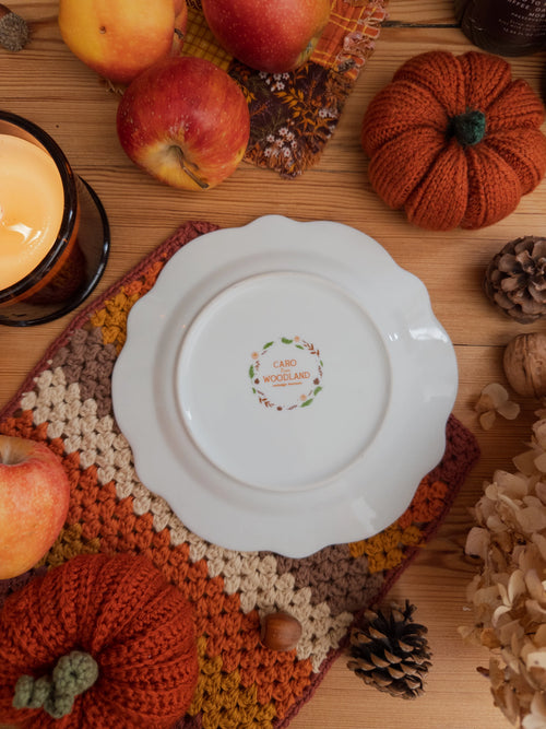 Assiette Pumpkin Spice - Carofromwoodland