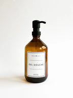 Flacon en gel douche ambre - 500 ml