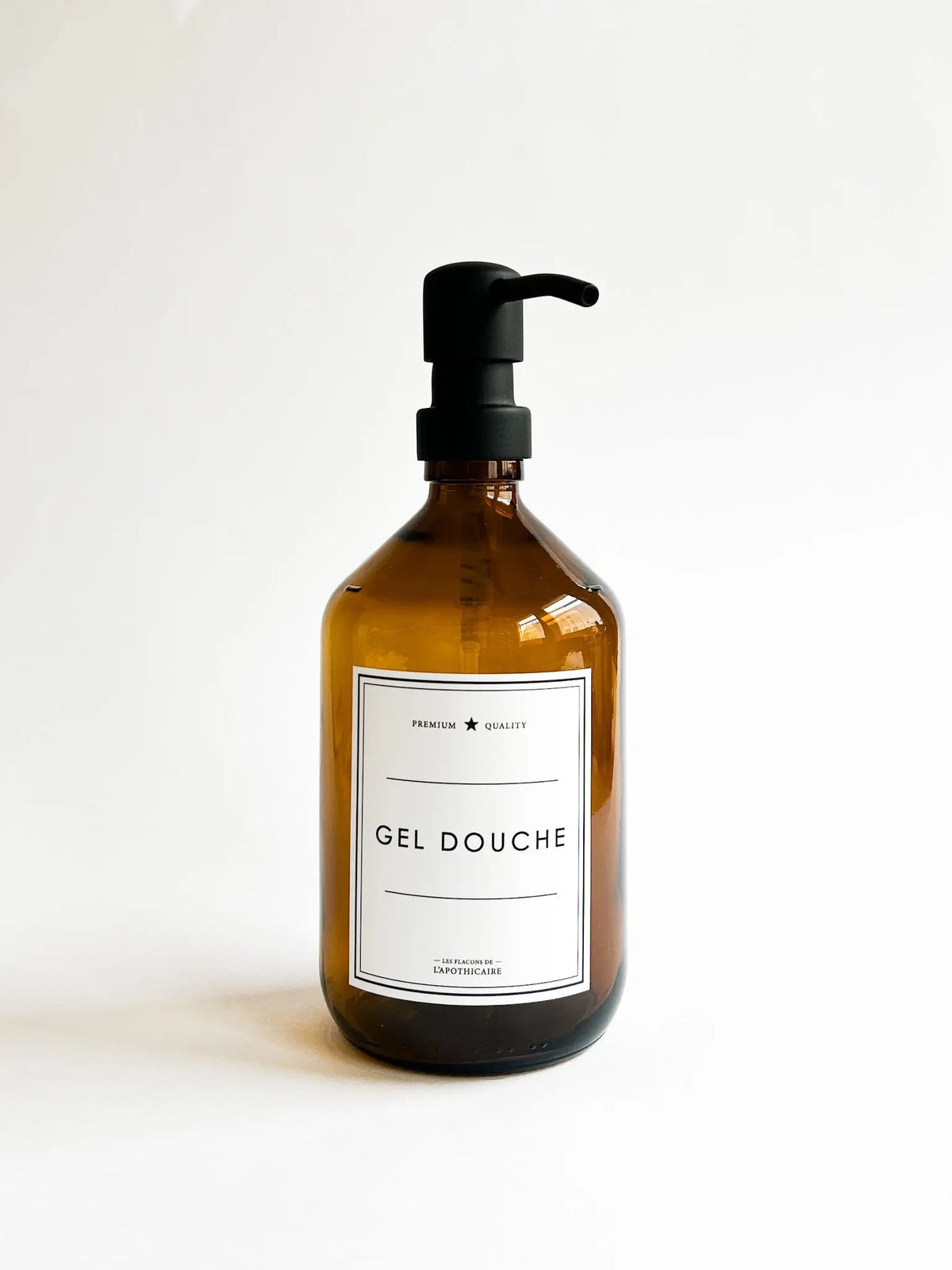 Flacon en gel douche ambre - 500 ml