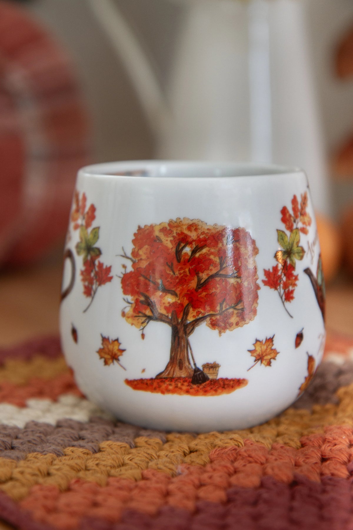 Mug théière d'automne - Carofromwoodland